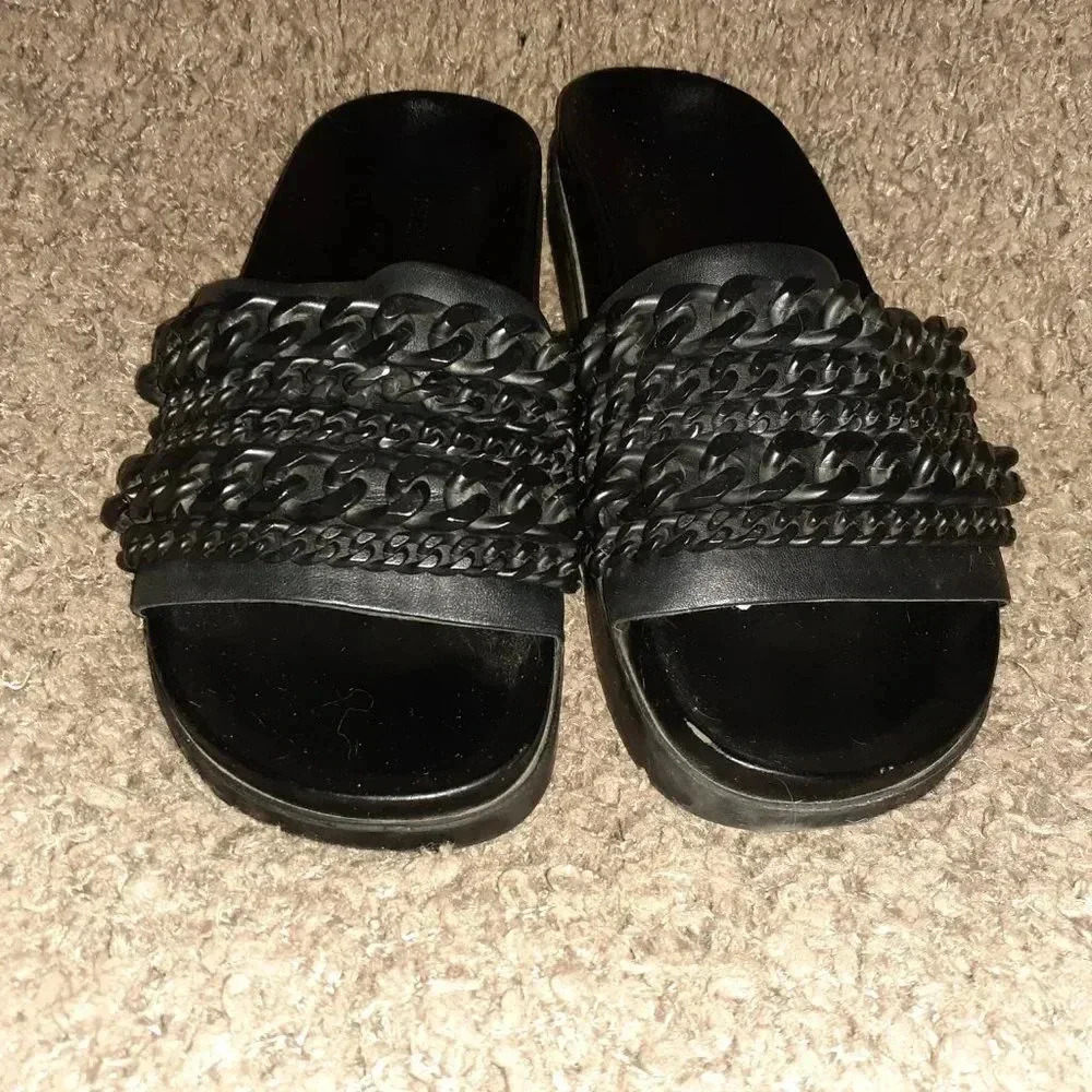 KENDALL & KYLIE-Shiloh-Chain Link Platform Slide - Picture 3 of 7